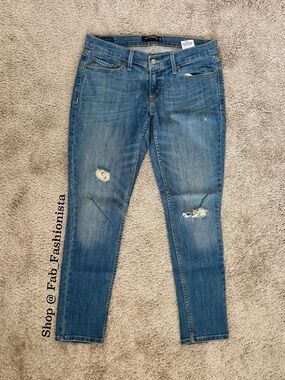 Levi’s Distressed stretch denim jeans